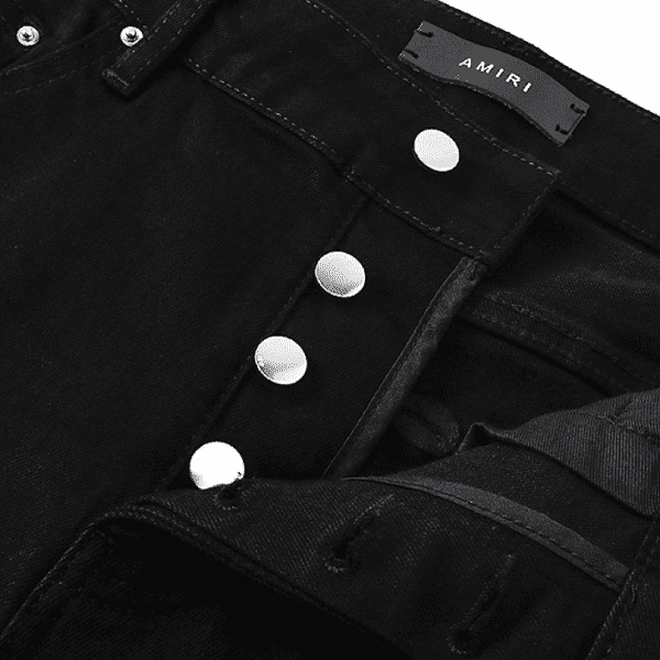 Short Amiri Logo Couro(Preto) - Imagem 7