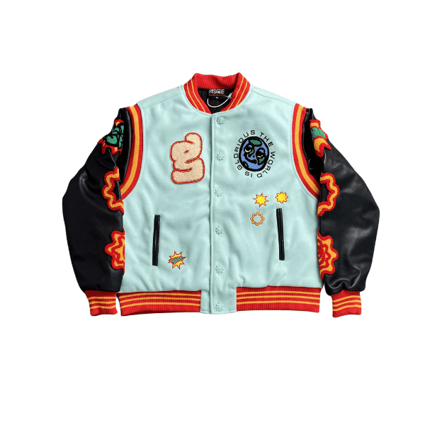 Jaqueta Varsity Glo Gang Worldwide Glorious Galaxy