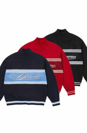 Suéter Supreme Script Stripe Half