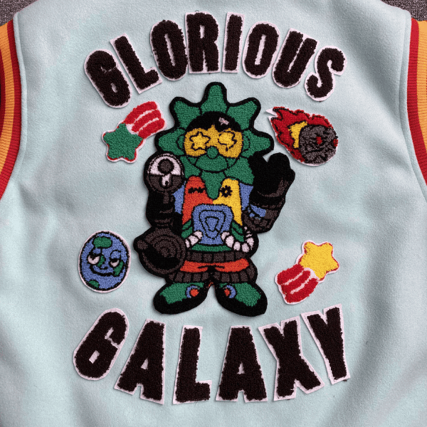 Jaqueta Varsity Glo Gang Worldwide Glorious Galaxy - Imagem 8