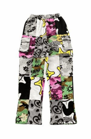 Calça Cargo Glo Gang Worldwide Patchwork