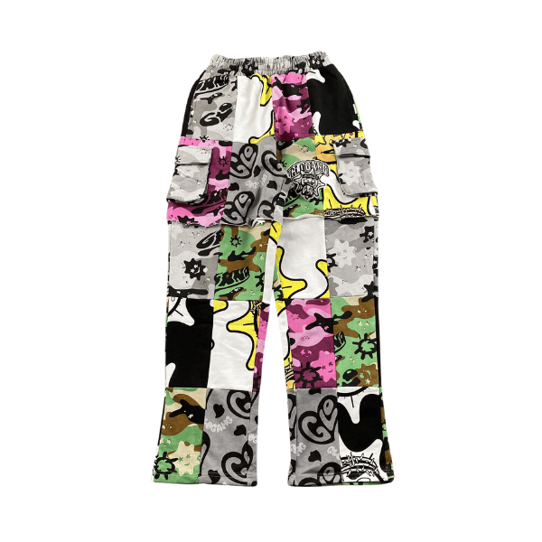 Calça Cargo Glo Gang Worldwide Patchwork