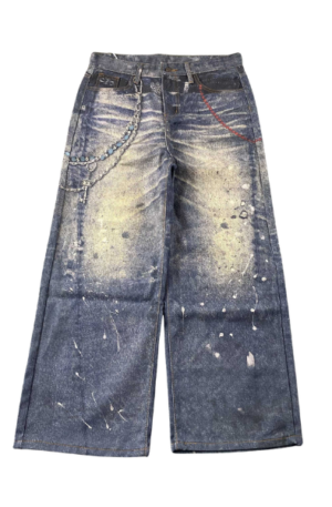 Calças Acne Studios Chains printed