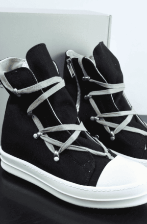 Tênis de cano alto Rick Owens DRKSHDW Hexa (Preto)