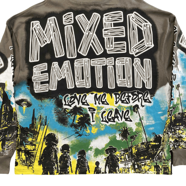 Camisa Manga Longa Mixed Emotion UFO - Imagem 3