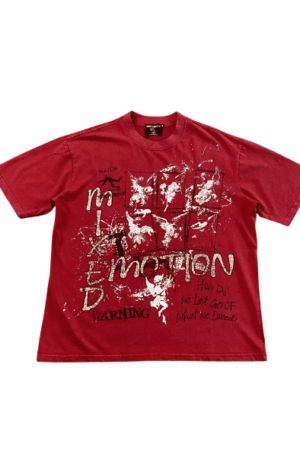 Camisa Mixed Emotion Crimson