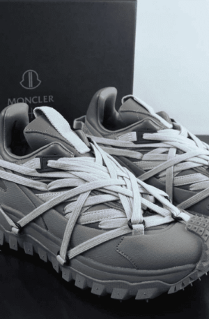 Tênis Moncler + Rick Owens Trailgrip Megalace (Marrom)
