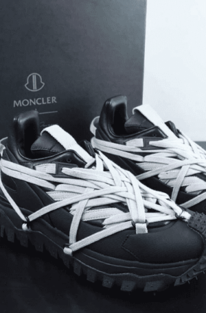 Tênis Moncler + Rick Owens Trailgrip Megalace (Preta)