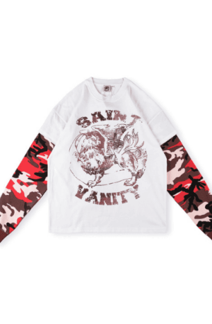 Camisa Manga Longa Saint Vanity 'Pink Camo'