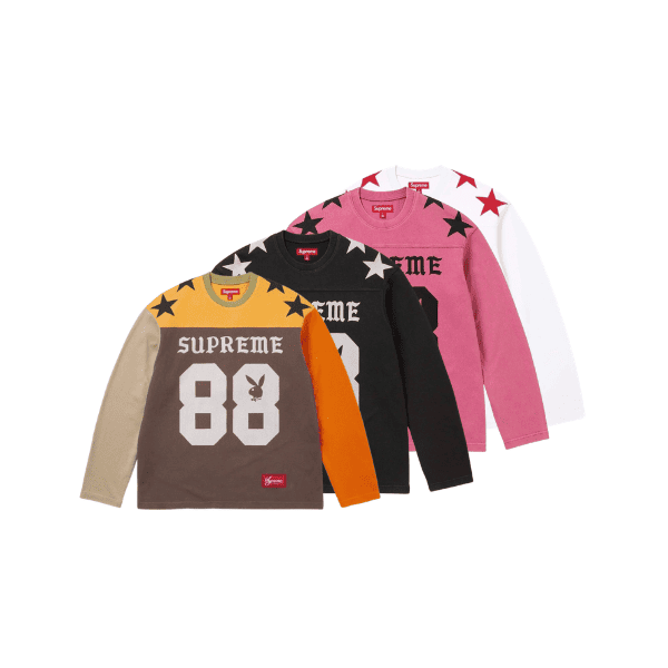 Camisa Manga Longa Supreme x Playboy Football Top