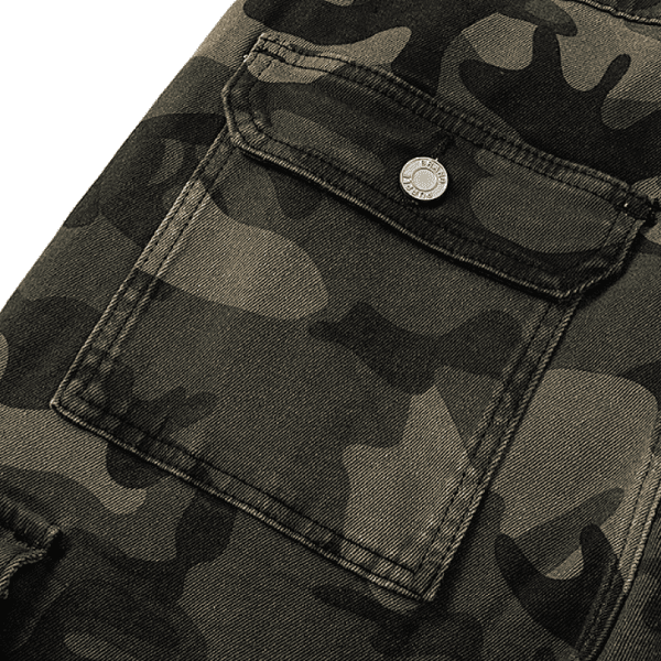 Calça Jeans Purple Brand Camuflada Flare (Verde) - Imagem 5