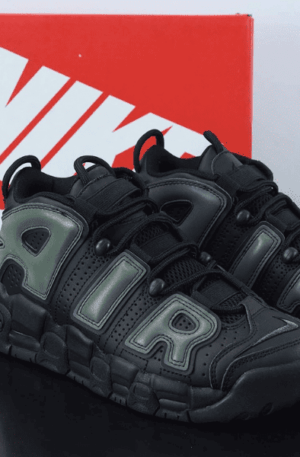 Tênis Nike Air More Uptempo Black Reflective