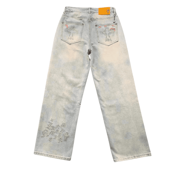 Calça Jeans Chrome Heart - Imagem 2