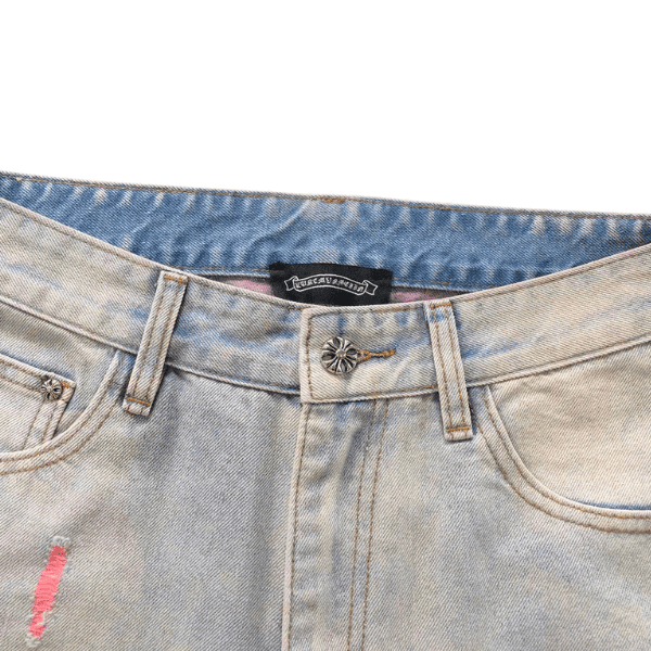 Calça Jeans Chrome Heart - Imagem 8