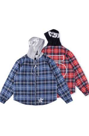 Jaqueta Sp5der Zip Flannel Shirt