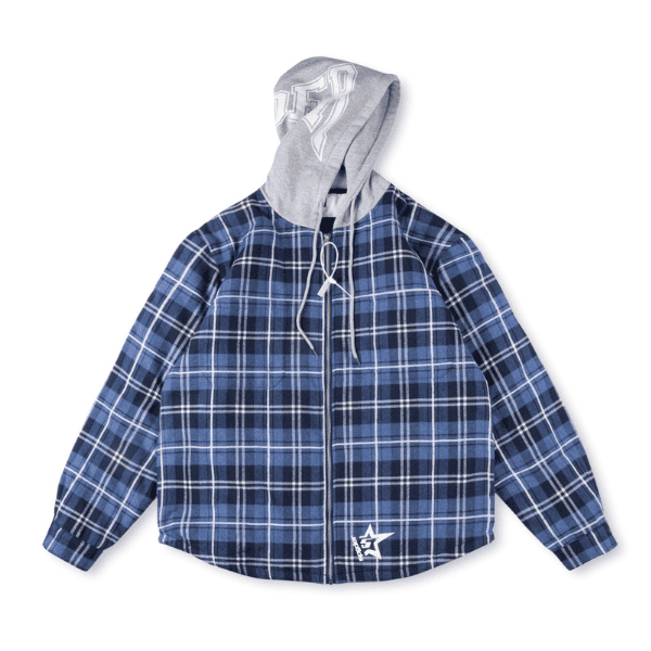 Jaqueta Sp5der Zip Flannel Shirt - Imagem 4