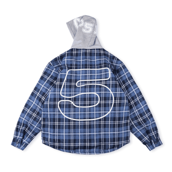 Jaqueta Sp5der Zip Flannel Shirt - Imagem 5