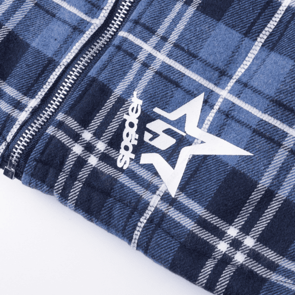 Jaqueta Sp5der Zip Flannel Shirt - Imagem 8
