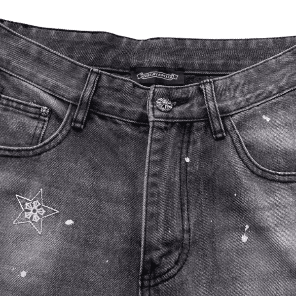 Calça Jeans Chrome Heart - Imagem 9
