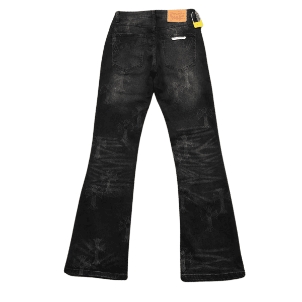 Calça Jeans Flare Chrome Heart - Imagem 5