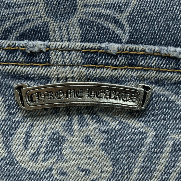 Calça Jeans Flare Chrome Heart - Imagem 9