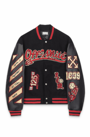 Jaqueta Varsity OFF-WHITE C/O Chicago Bulls
