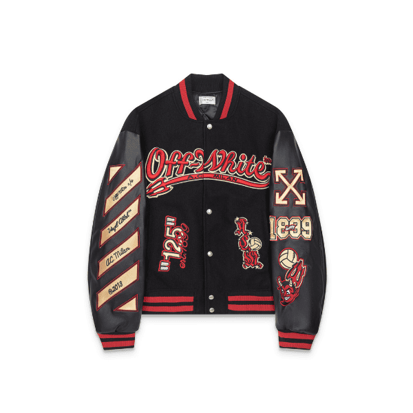 Jaqueta Varsity OFF-WHITE C/O Chicago Bulls