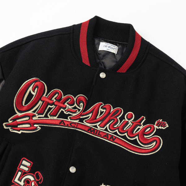 Jaqueta Varsity OFF-WHITE C/O Chicago Bulls - Imagem 7
