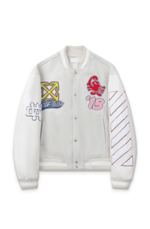 Jaqueta Varsity Off-White WO