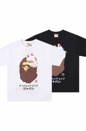 Camisa Bape Japanese Fox Mask