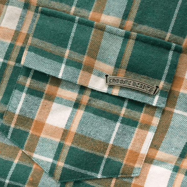 Jaqueta Chrome Hearts Plaid Flannel - Imagem 8