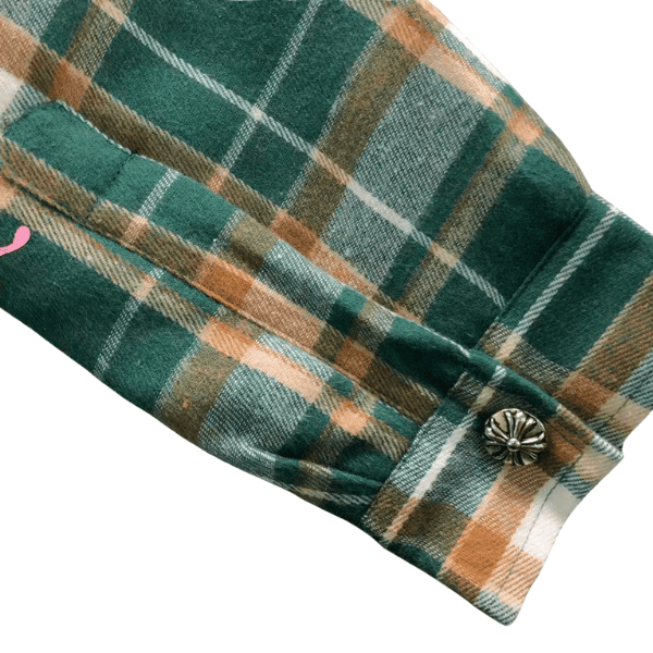 Jaqueta Chrome Hearts Plaid Flannel - Imagem 9