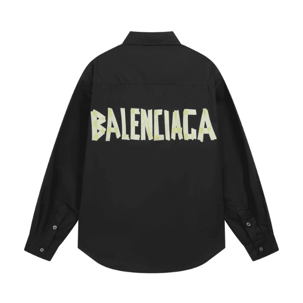 Camisa Social Manga Longa Balenciaga Tape - Imagem 2