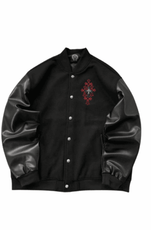 Jaqueta Varsity Chrome Hearts