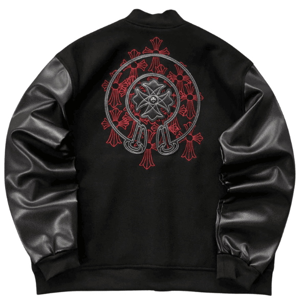 Jaqueta Varsity Chrome Hearts - Imagem 3