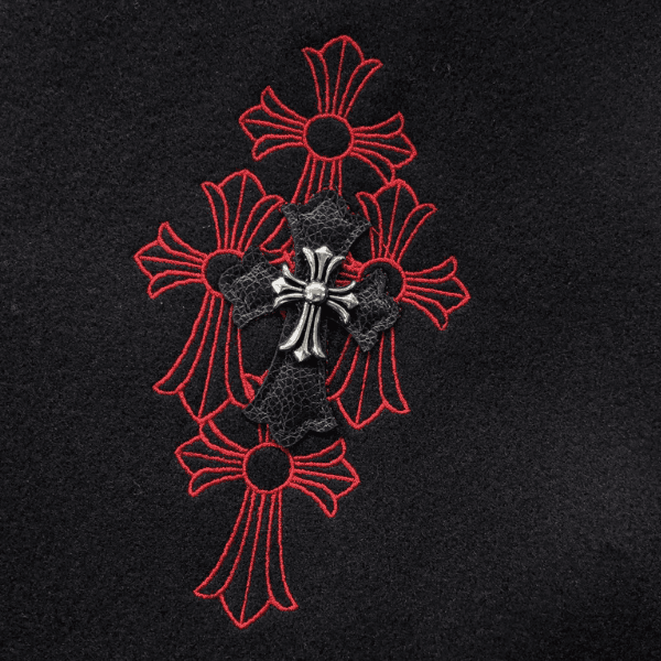 Jaqueta Varsity Chrome Hearts - Imagem 5