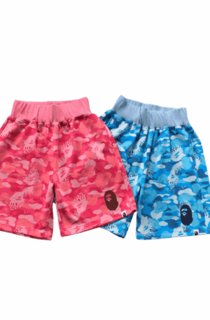 Short Bape ABC Camo Fire