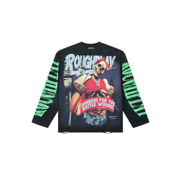 Camisa Manga Longa RoughPlay "Bandaid for the Battle Wounds"