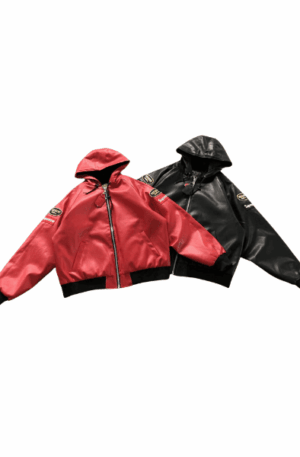Jaqueta Supreme Vanson Leathers Hooded Work