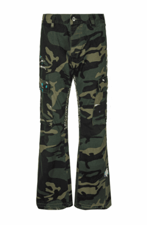 Calça Cargo Flare Gallery Dept. LA Camo