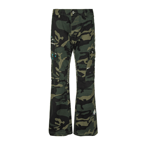 Calça Cargo Flare Gallery Dept. LA Camo
