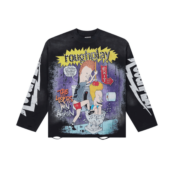 Camisa Manga Longa Roughplay Beavis and Butt-Hea - Imagem 4