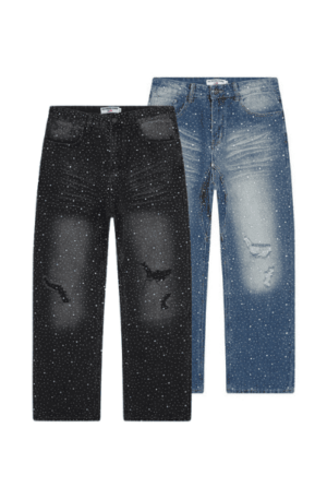 Calça Vale Forever Valley Iced Out Denim