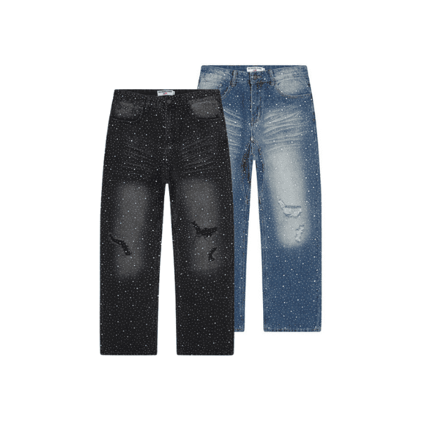 Calça Vale Forever Valley Iced Out Denim