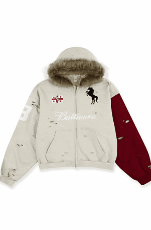 Moletom Protocol Index Buttivore Fur Lining Zip