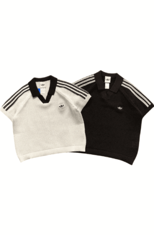 Camisa Crochet Polo Femenina Adidas Collar