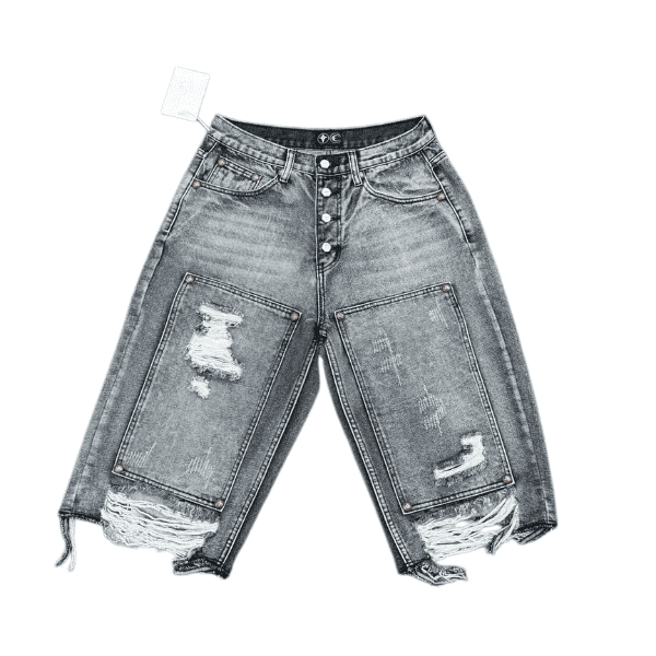Short Jeans Thug Club Double Knee Damage - Imagem 2