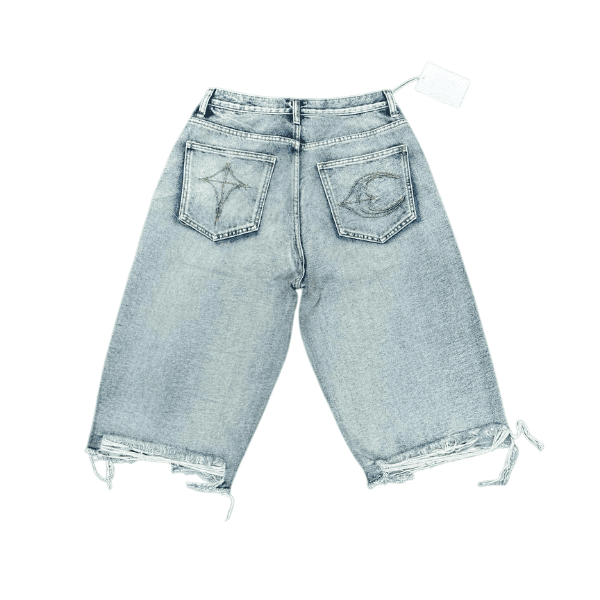 Short Jeans Thug Club Double Knee Damage - Imagem 5
