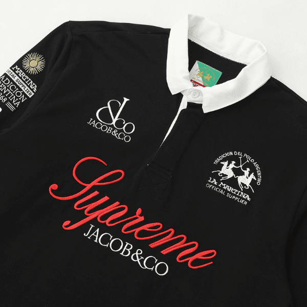 Camisa Polo Manga Longa Supreme La Martina Rugby - Imagem 6