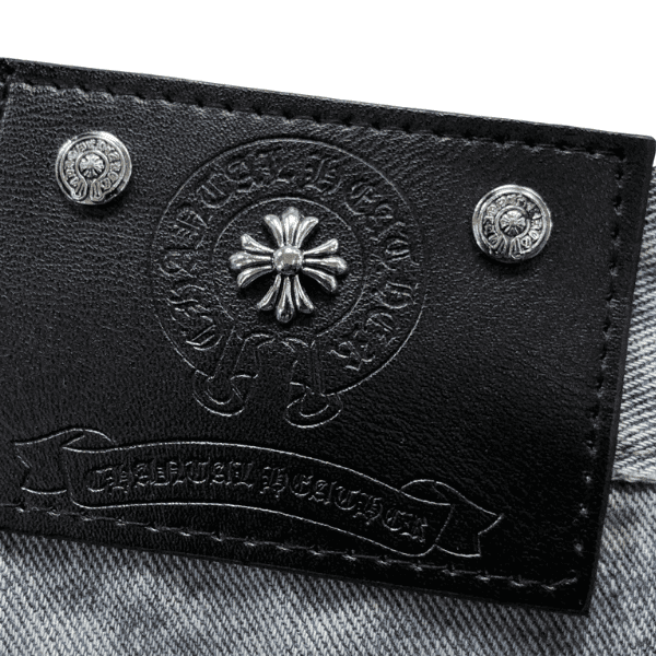 Calça Jeans Chrome Hearts Pink Cross - Imagem 3